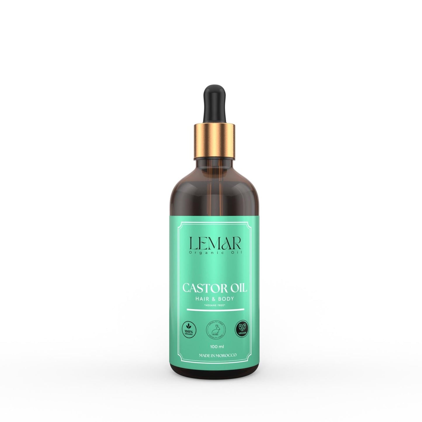 Lemar Premium Castor Oil 100% Organic