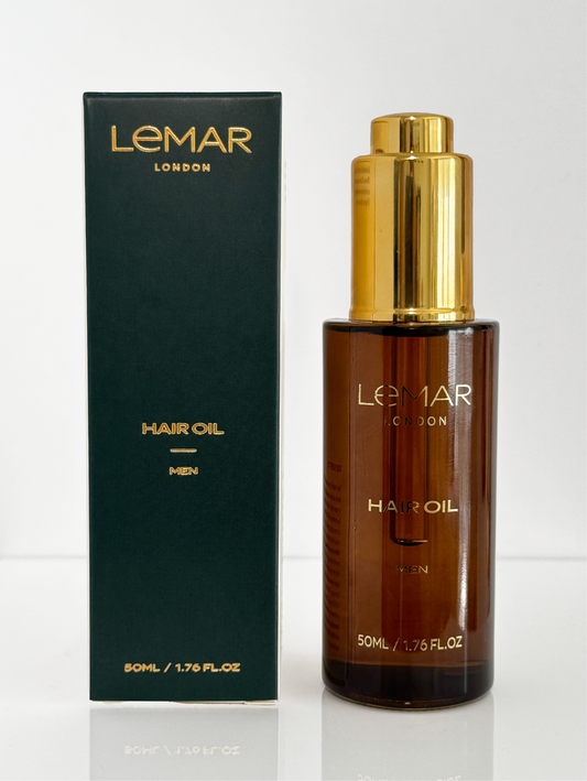 Lemar Premium Organic Men's Hair Oil 100% Organic